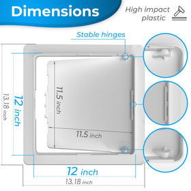 BOZZON wall flange trace and cutout guide for precise drywall installation