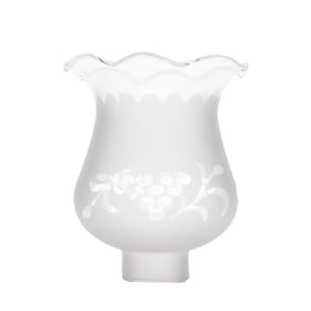 BP Lamp designer shade by BP Lamp Supply adds period-accurate flair.
