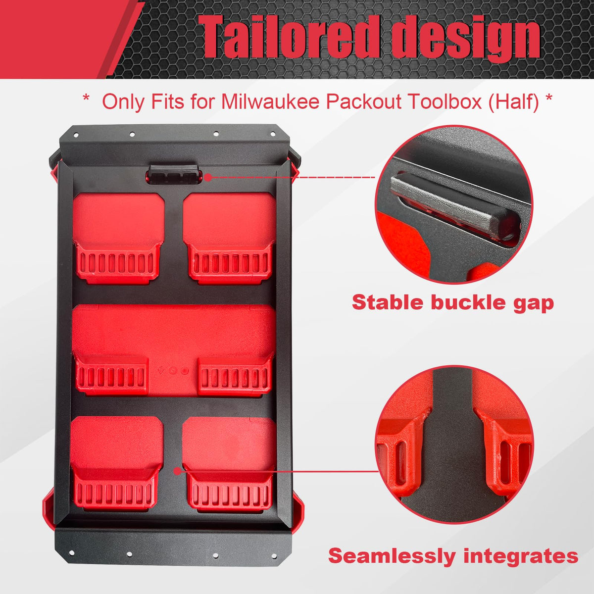 BPOPO Packout mounting plate floor-mount for stable tool placement