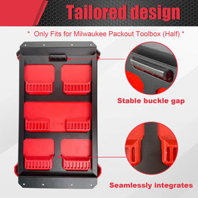 BPOPO Packout mounting plate floor-mount for stable tool placement