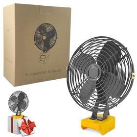 BPOPO cordless fan ideal for camping, workshops, and outdoor events.