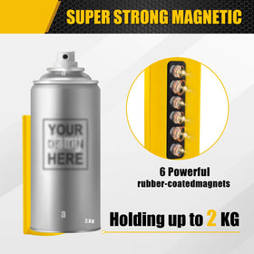 BPOPO soft silicone magnetic grip secures cans on metal surfaces during transport.