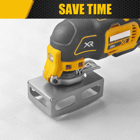 BPOPO cutter creating rectangular hole with smooth edges in drywall