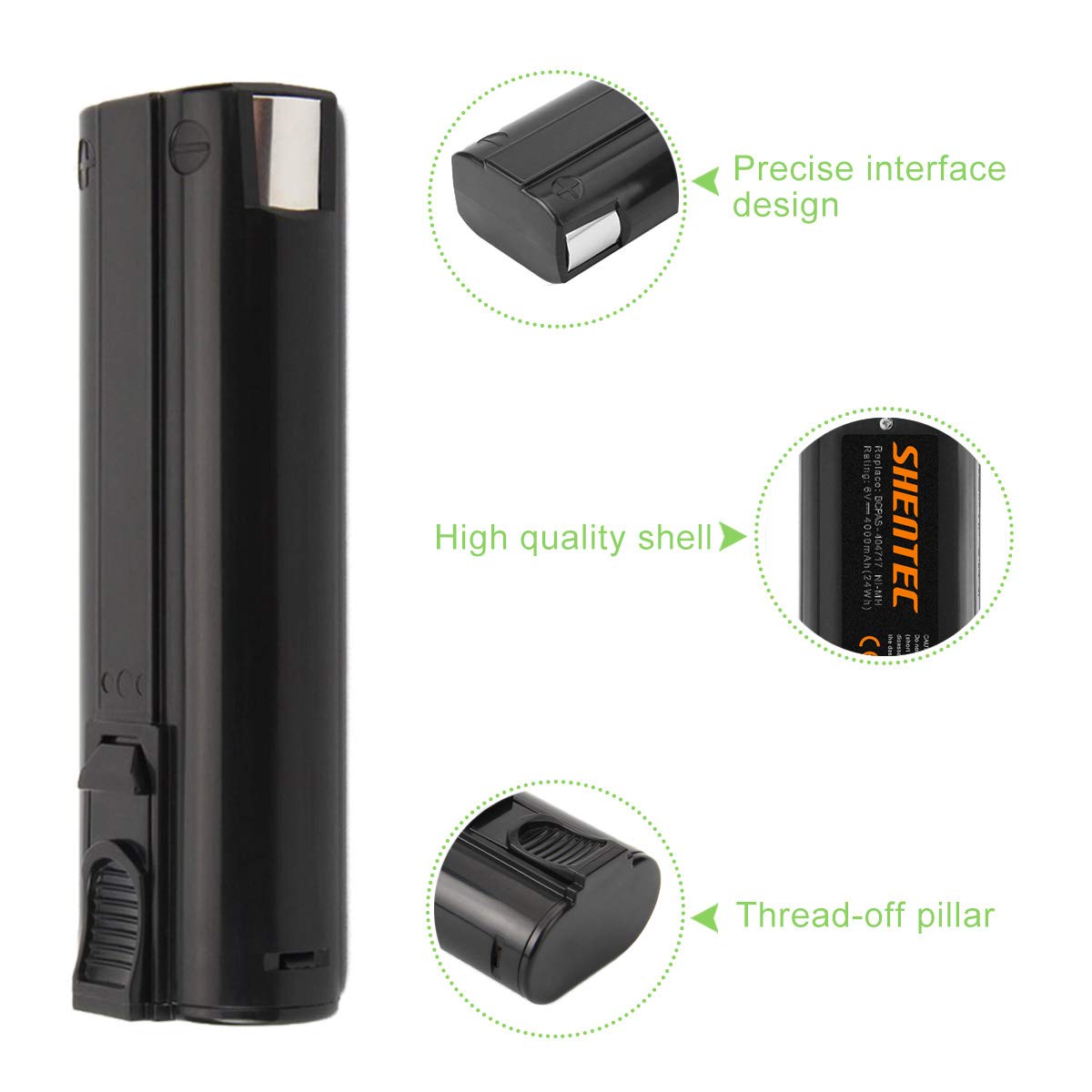 Brand-new Ni-MH battery pack ready for immediate use