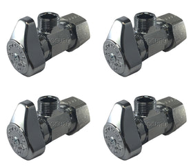 BrassCraft G2CR19L1X valve showing 1/2 in inlet to 3/8 in outlet for reliable shut-off.