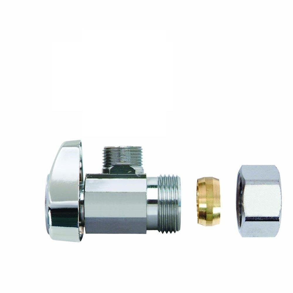Lead-free BrassCraft valve complies with low-lead standards for potable water.