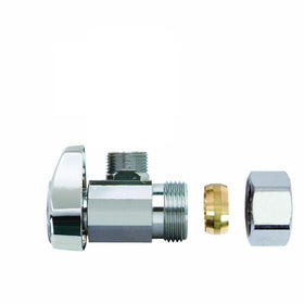 Lead-free BrassCraft valve complies with low-lead standards for potable water.
