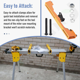 Two-bracket Braveboy kit provides stable placement on a workshop bench