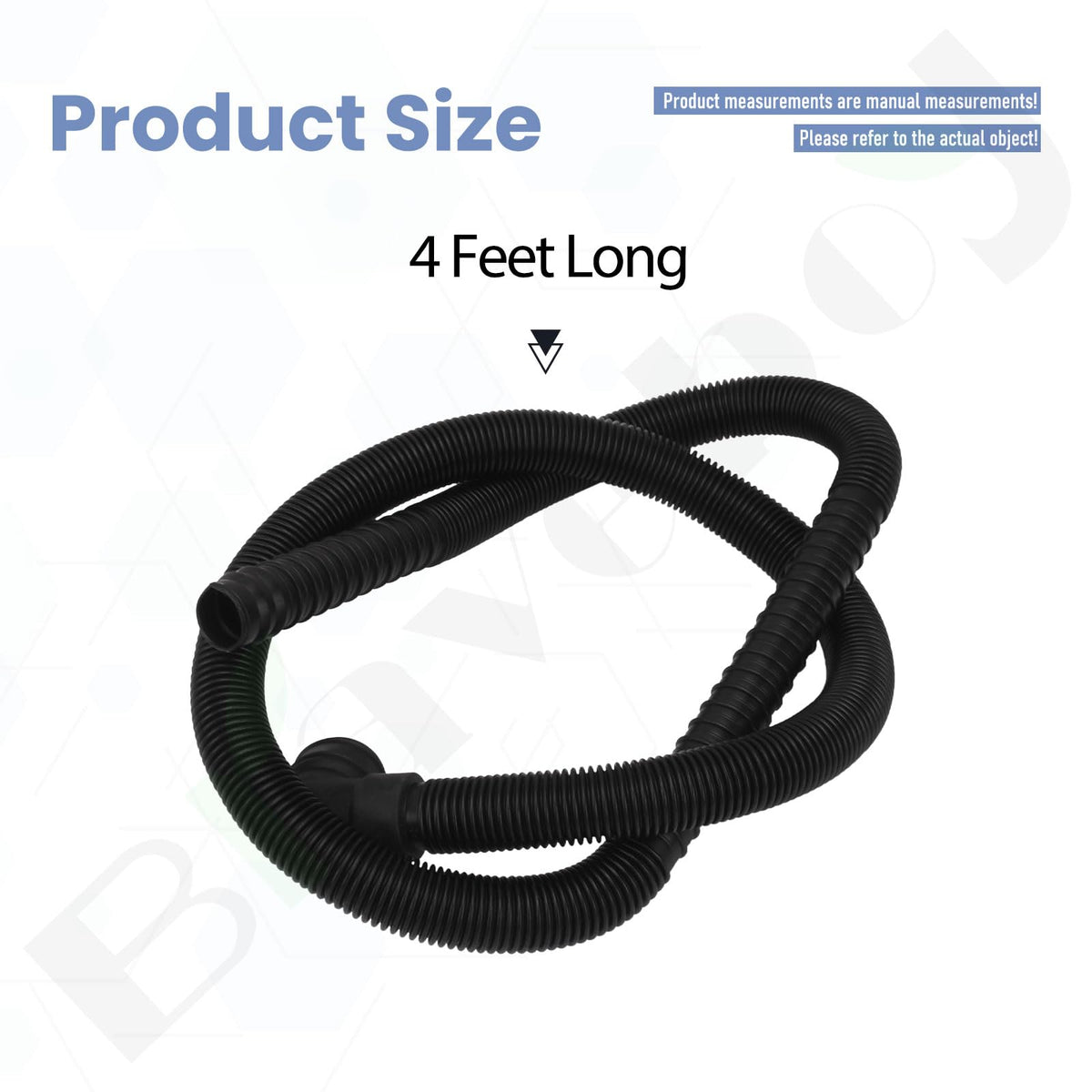 Braveboy drain hose compatible with Whirlpool models for easy DIY replacement