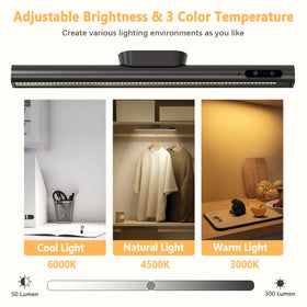 Bravzurg under-cabinet light in kitchen offering bright, adjustable mood lighting.