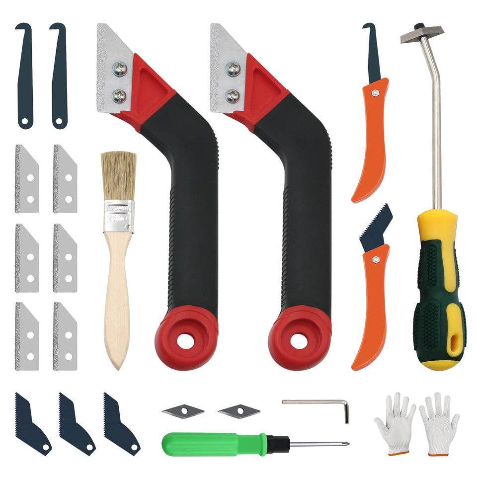 Breeker grout removal kit 23pack for efficient tile renovation projects