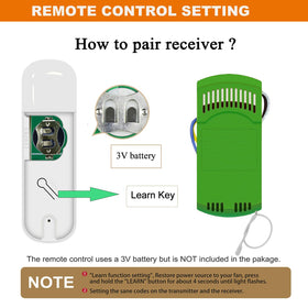 Light dimmer control on Breeze Bay remote demonstrates brightness adjustment
