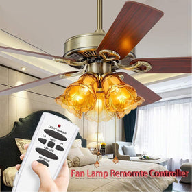 Breeze Bay remote in white finish complements modern ceilings.