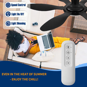 Breeze Bay wall mount clip keeps the remote within reach for convenient ceiling fan control.