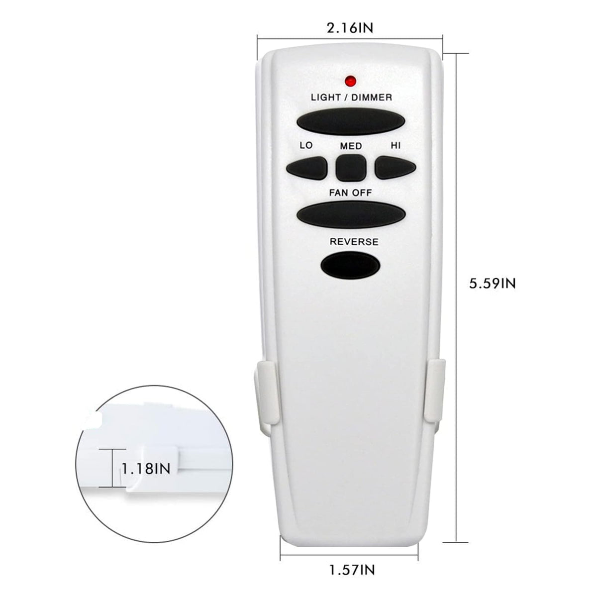 Breeze Bay remote lists compatible Hampton Bay receivers for quick matching.