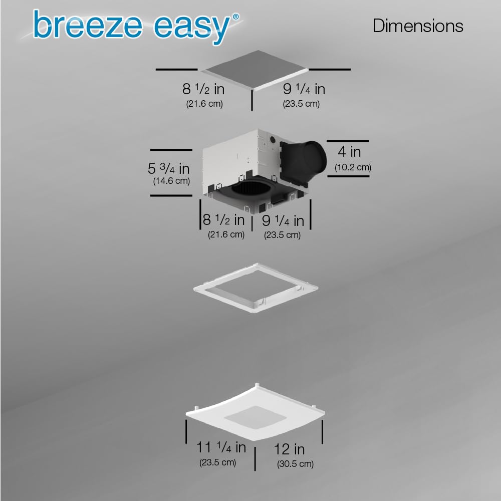 Breeze Easy SecureMount for new construction shows rigid, flush installation.