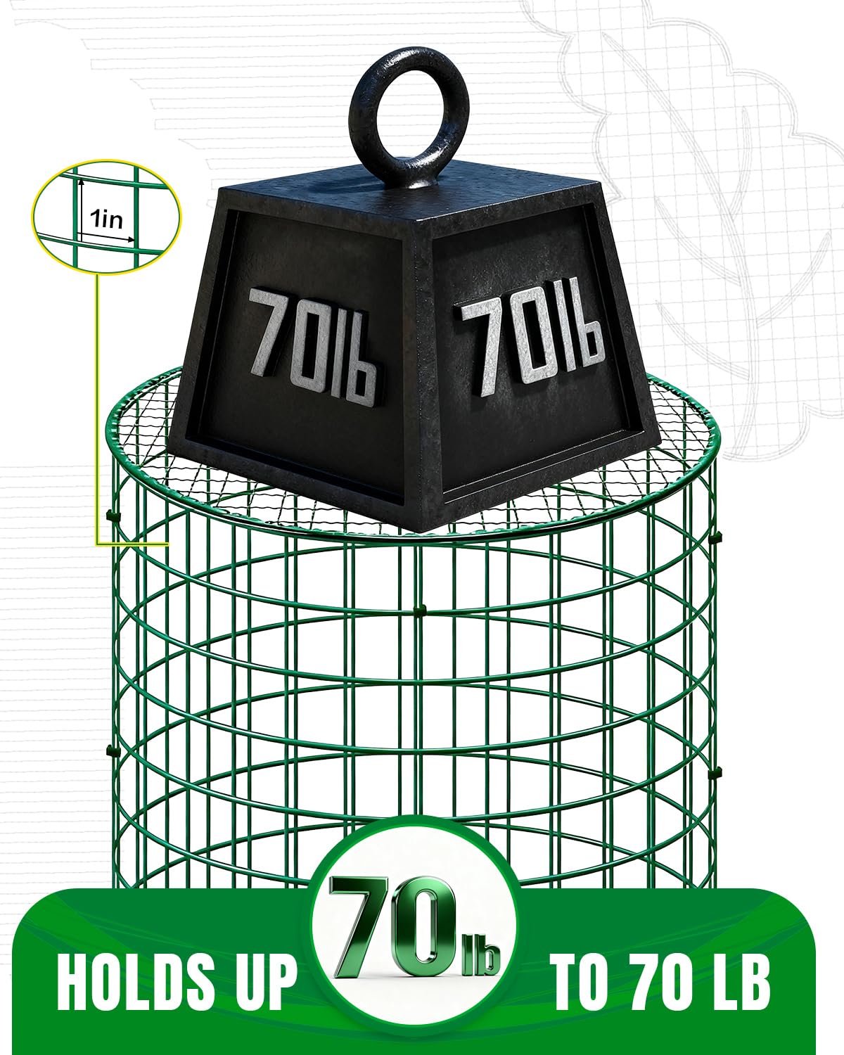 Breeze Touch modular garden protection concept stacks for taller blooms.