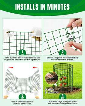 Breeze Touch strawberry protector safeguarding delicate fruit beds in use.