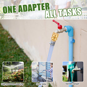 Includes washers, gaskets, tape, screws, and wrench for easy setup.