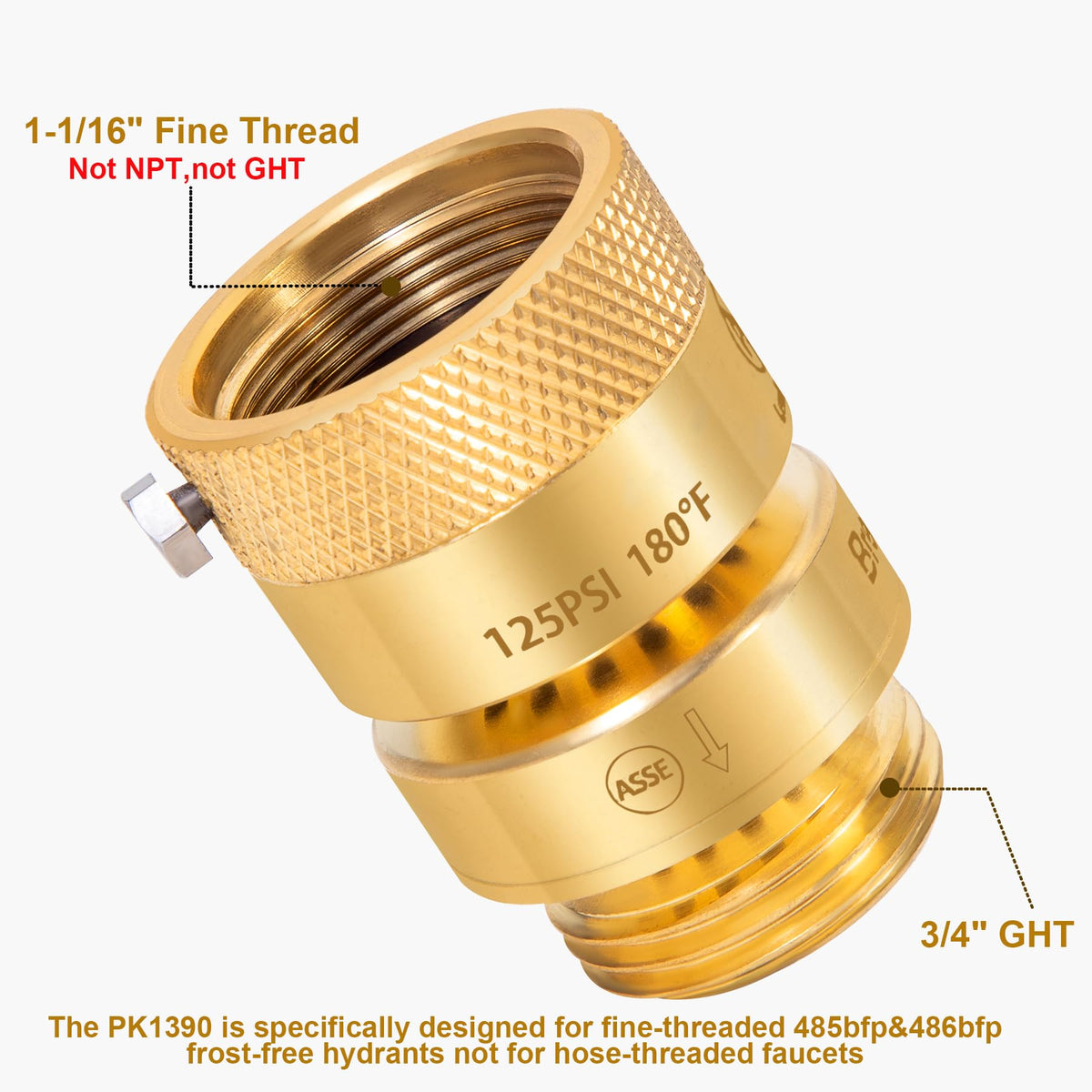 Breezliy PK1390 self-draining anti-siphon mechanism in action.