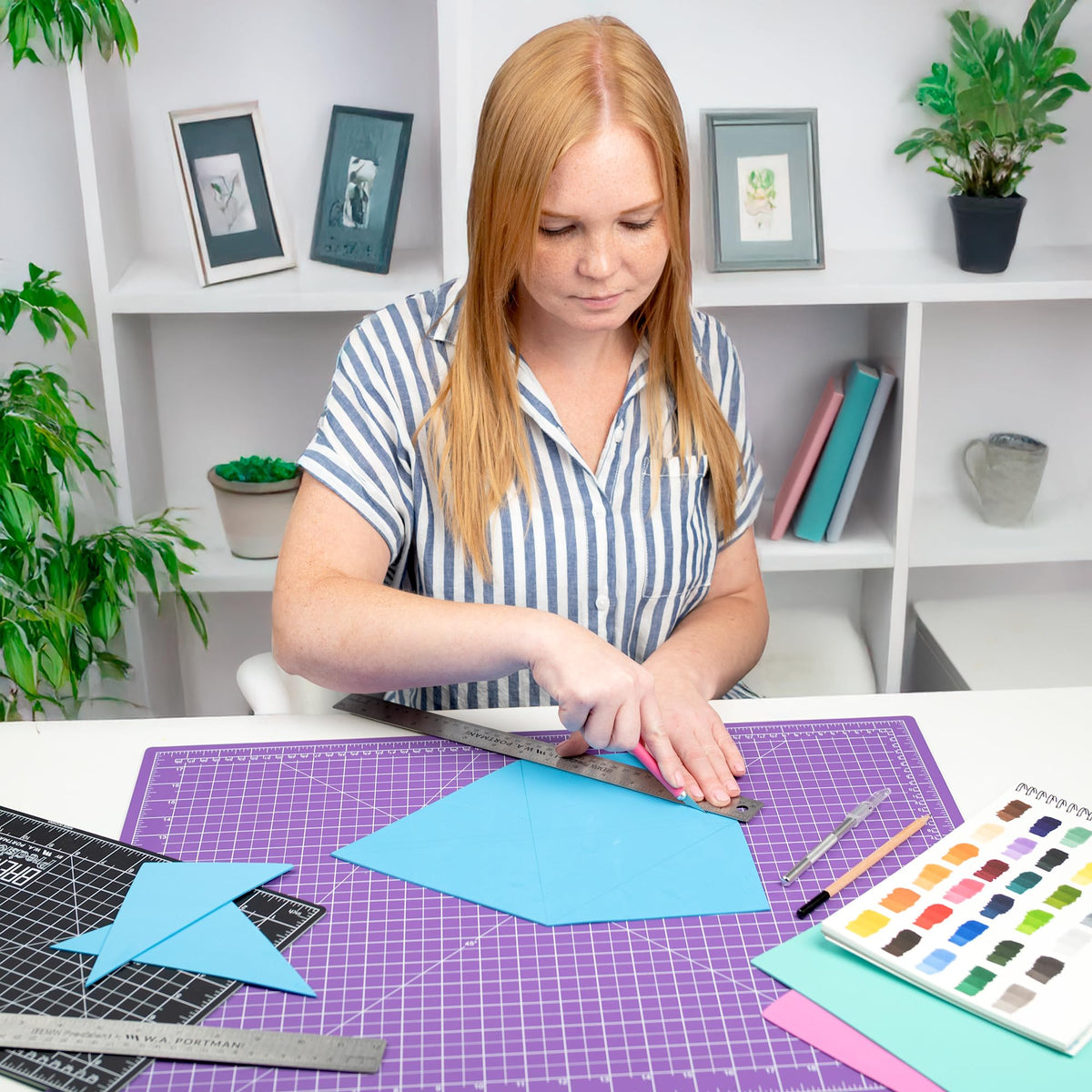 Breman Precision 36-inch ruler suits crafts, school, and workshop tasks.