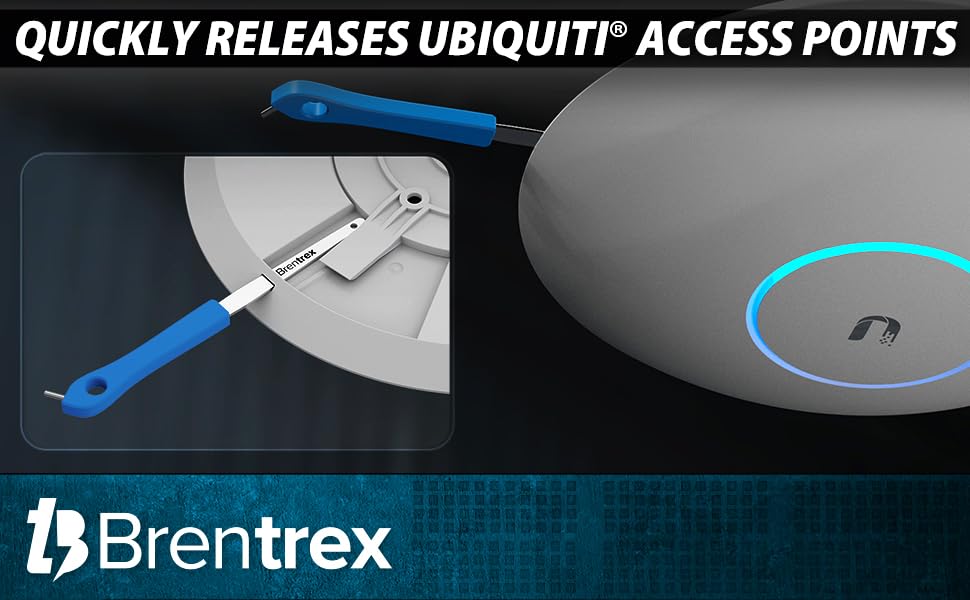 BRENTREX reset-pin tool for precise button presses in tight spaces