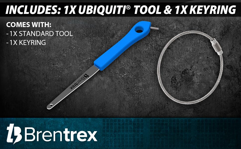 BRENTREX tool with braided keyring stays handy for on-the-go use