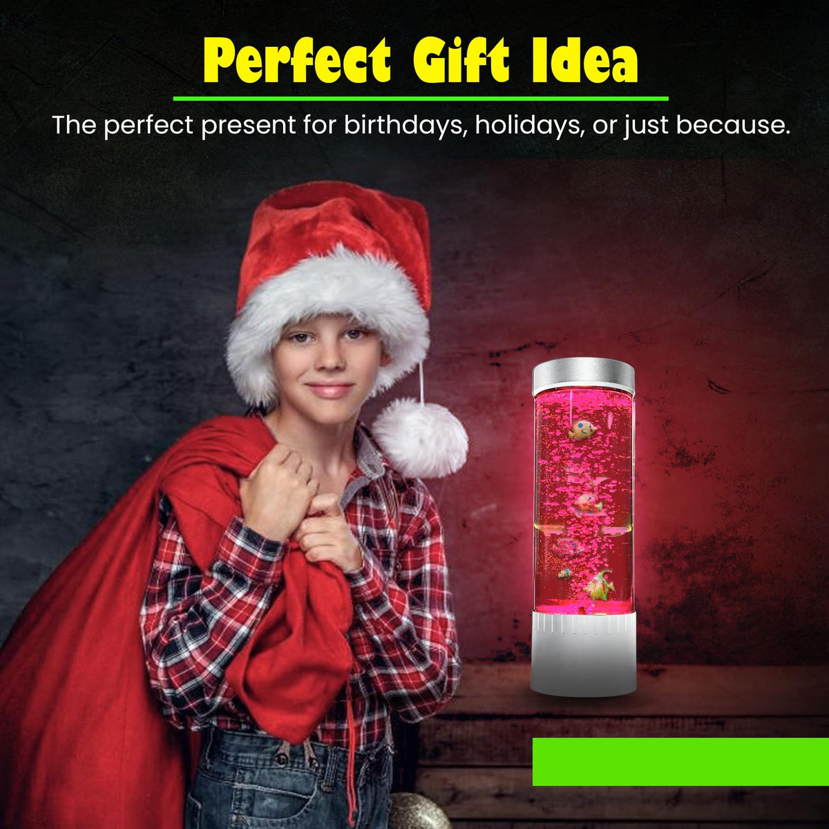 Brewish Bubble Fish Lamp gift ready presentation for kids and adults