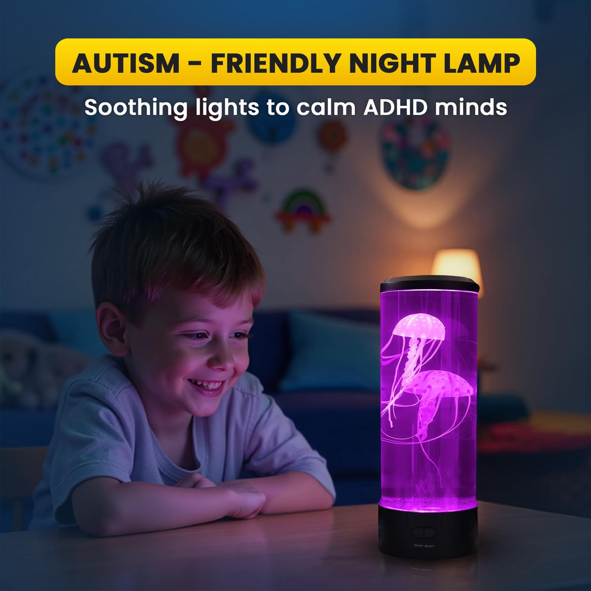 Brewish Jellyfish Lamp includes auto shutdown for energy savings