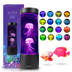 Brewish Jellyfish Lamp with upgraded 2025 motor for smooth, lasting motion.