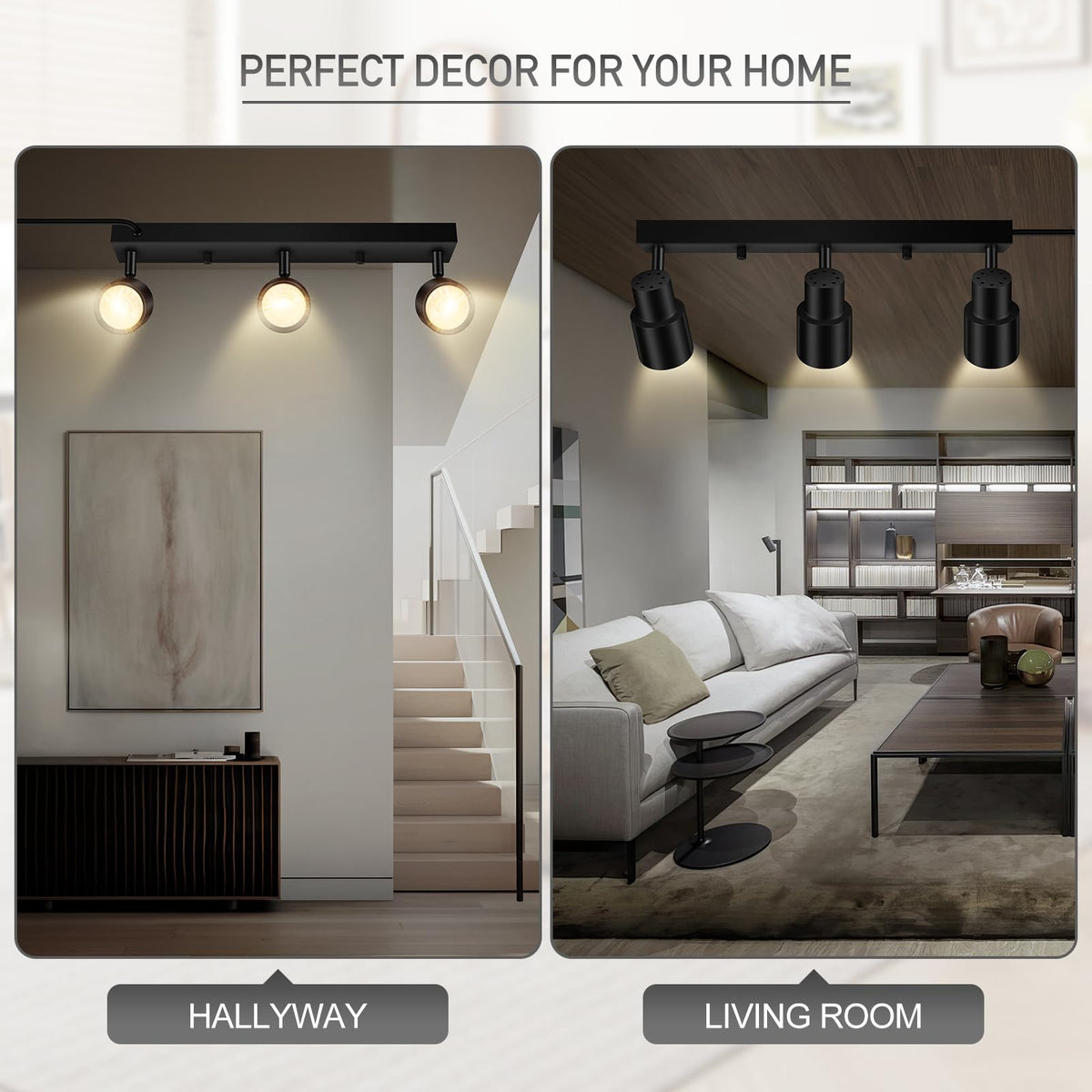 Long 14.8 ft cord enables flexible placement without rewiring during installation.