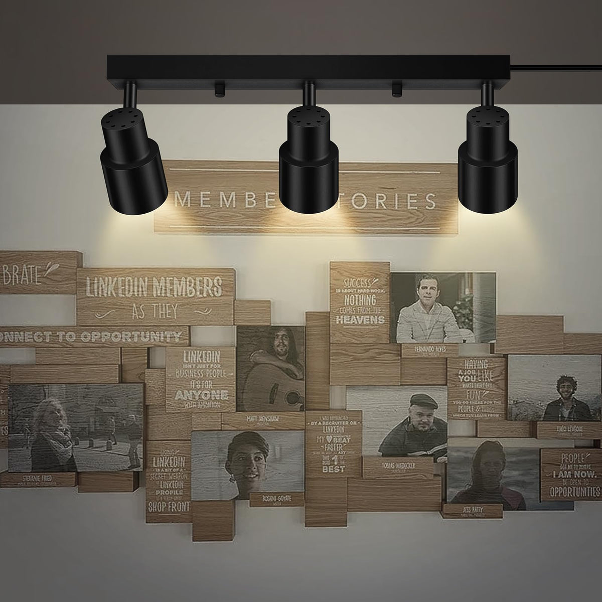 Sturdy metal construction in black complements contemporary kitchen and living spaces.