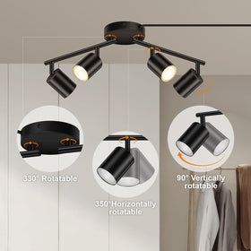 Bricosmocon wall plug-in ceiling mounting option for convenient room lighting.