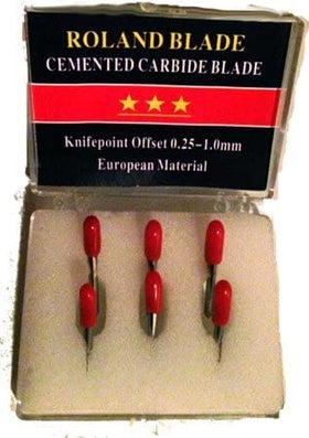 Closeup of cemented carbide edge on Bridge Cutters blade.