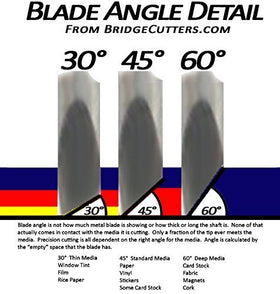 Bridge Cutters blade delivers precise vinyl plotting and cutting.