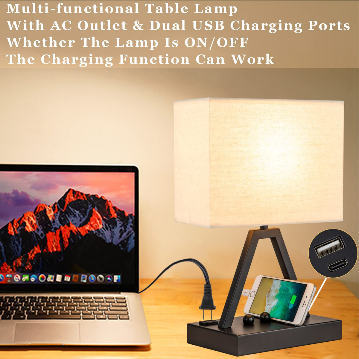 Briever dimmable touch control for customizable brightness.