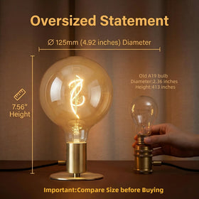 Brighfivey G125 E26 socket compatibility for easy upgrades.