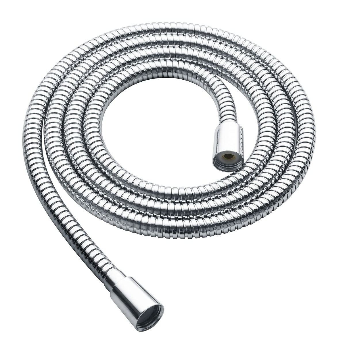 BRIGHT SHOWERS shower hose in 79-inch length for easier reach and rinsing