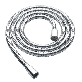 BRIGHT SHOWERS shower hose in 79-inch length for easier reach and rinsing
