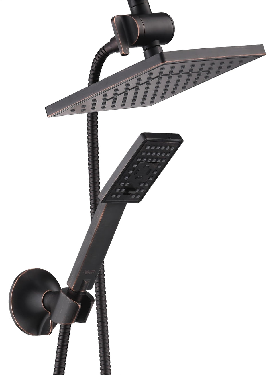 Bright Showers 8-inch rain shower head delivers spa-like rainfall for a soothing shower.