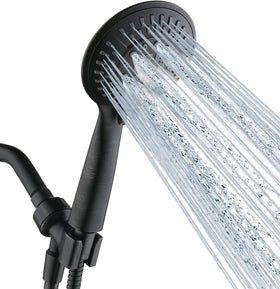 BRIGHT SHOWERS 9-spray settings shower head with diverse spray options for full-body cleansing