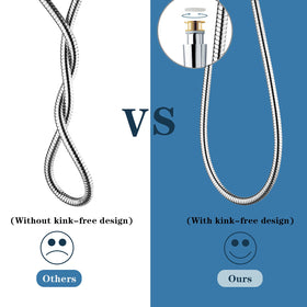 Bright Showers brass connector 1/2-inch fits standard hand showers.
