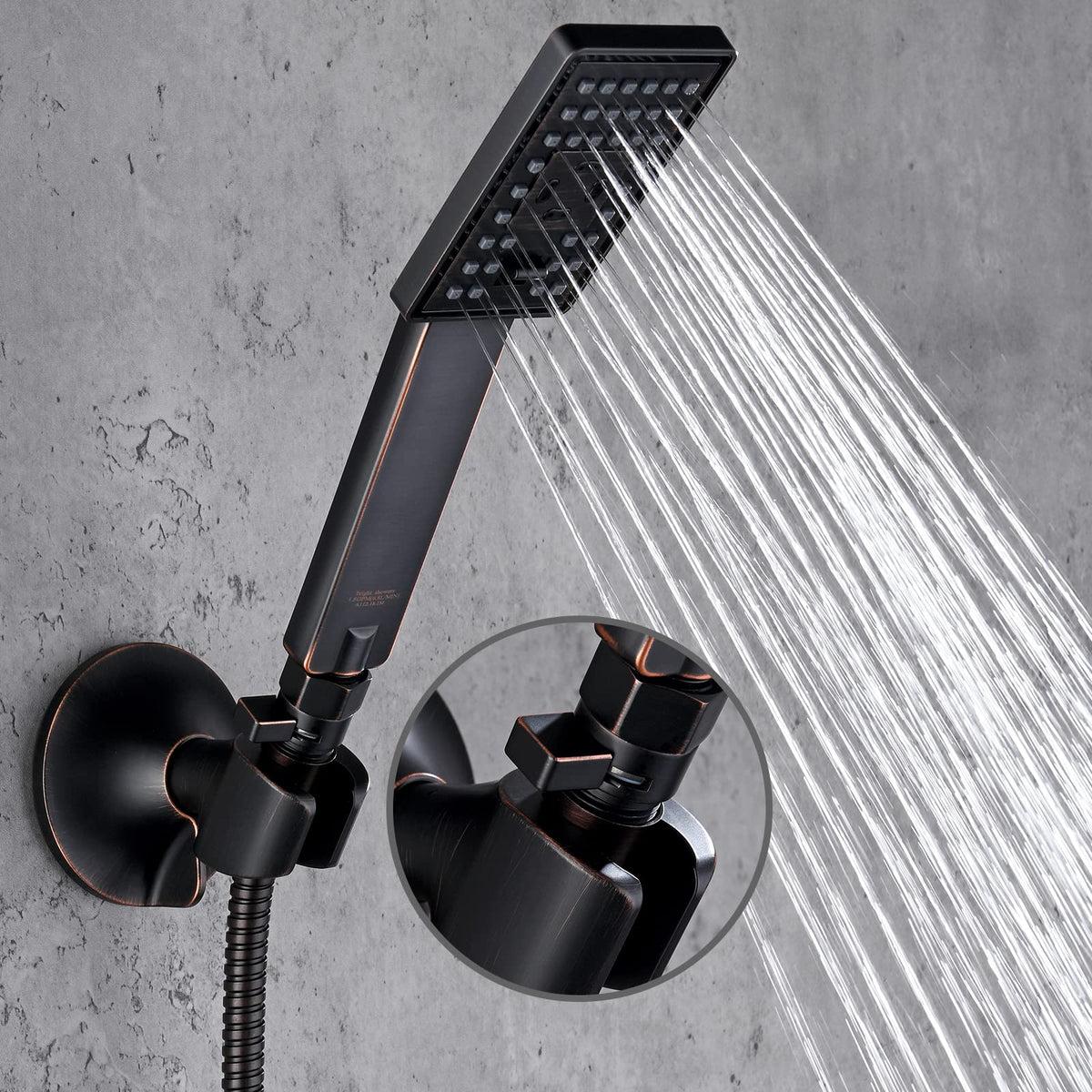 BRIGHT SHOWERS brass-body-valve with lever offers smooth, easy operation.