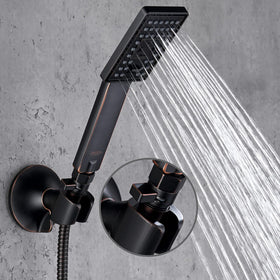 BRIGHT SHOWERS brass-body-valve with lever offers smooth, easy operation.