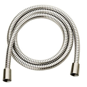 BRIGHT SHOWERS brushed nickel hose exterior resists corrosion