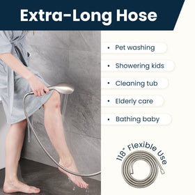 Bright Showers EPDM inner tubing is odorless and heat resistant