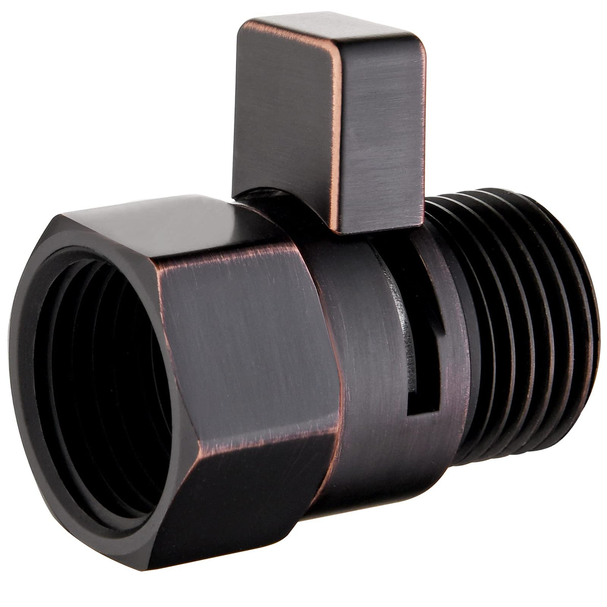 BRIGHT SHOWERS flow-control-valve brass body enables precise water regulation.