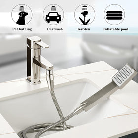 BRIGHT SHOWERS flexible hose for everyday use in busy bathrooms.