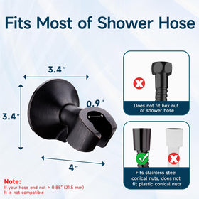 BRIGHT SHOWERS no-tools installation enables quick, damage-free setup.