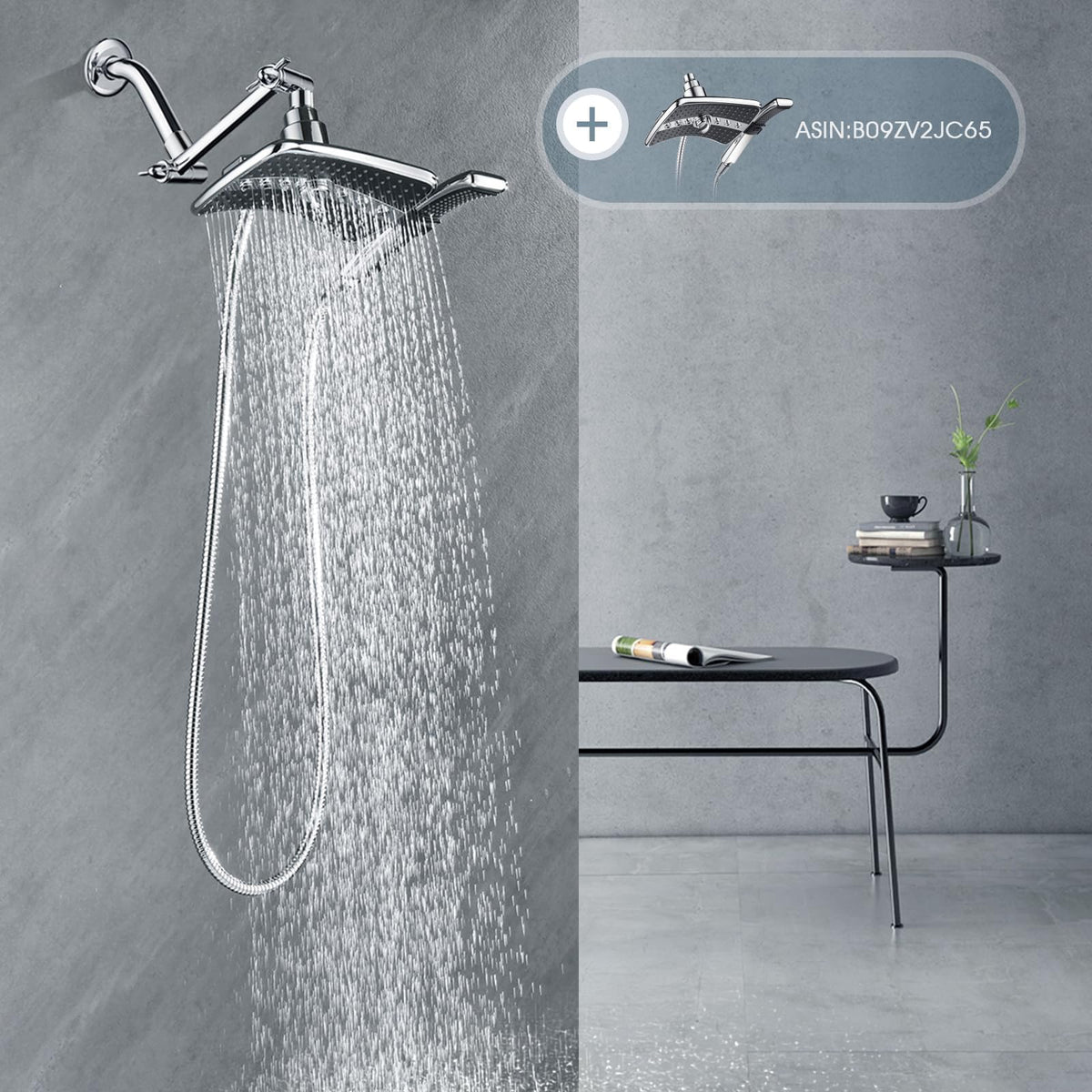 BRIGHT SHOWERS compatible with rainfall and handheld heads